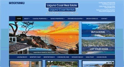 Desktop Screenshot of lagunacoastrealestate.com